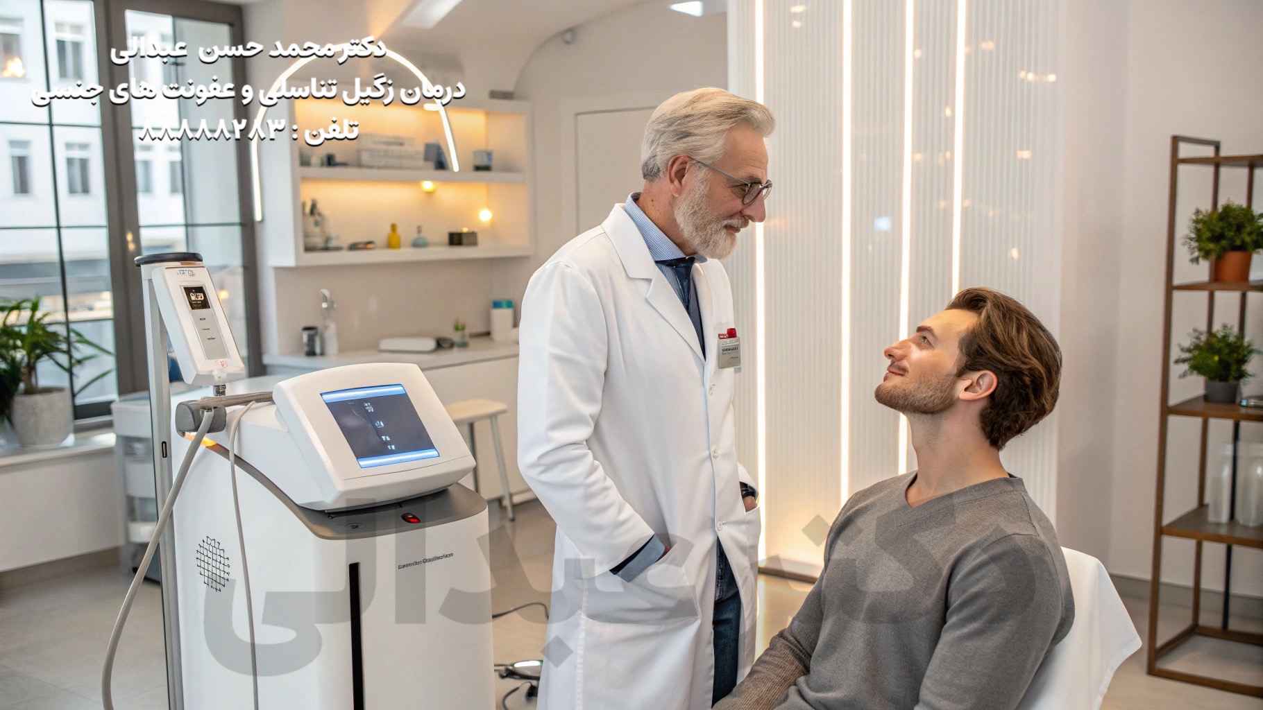 عکس لیزر تراپی زگیل تناسلی 